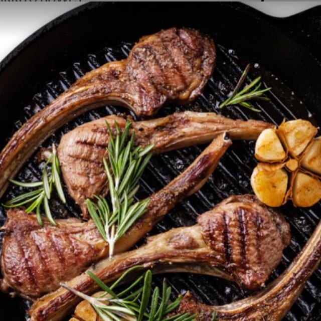 Lamb Chop & Eggs.