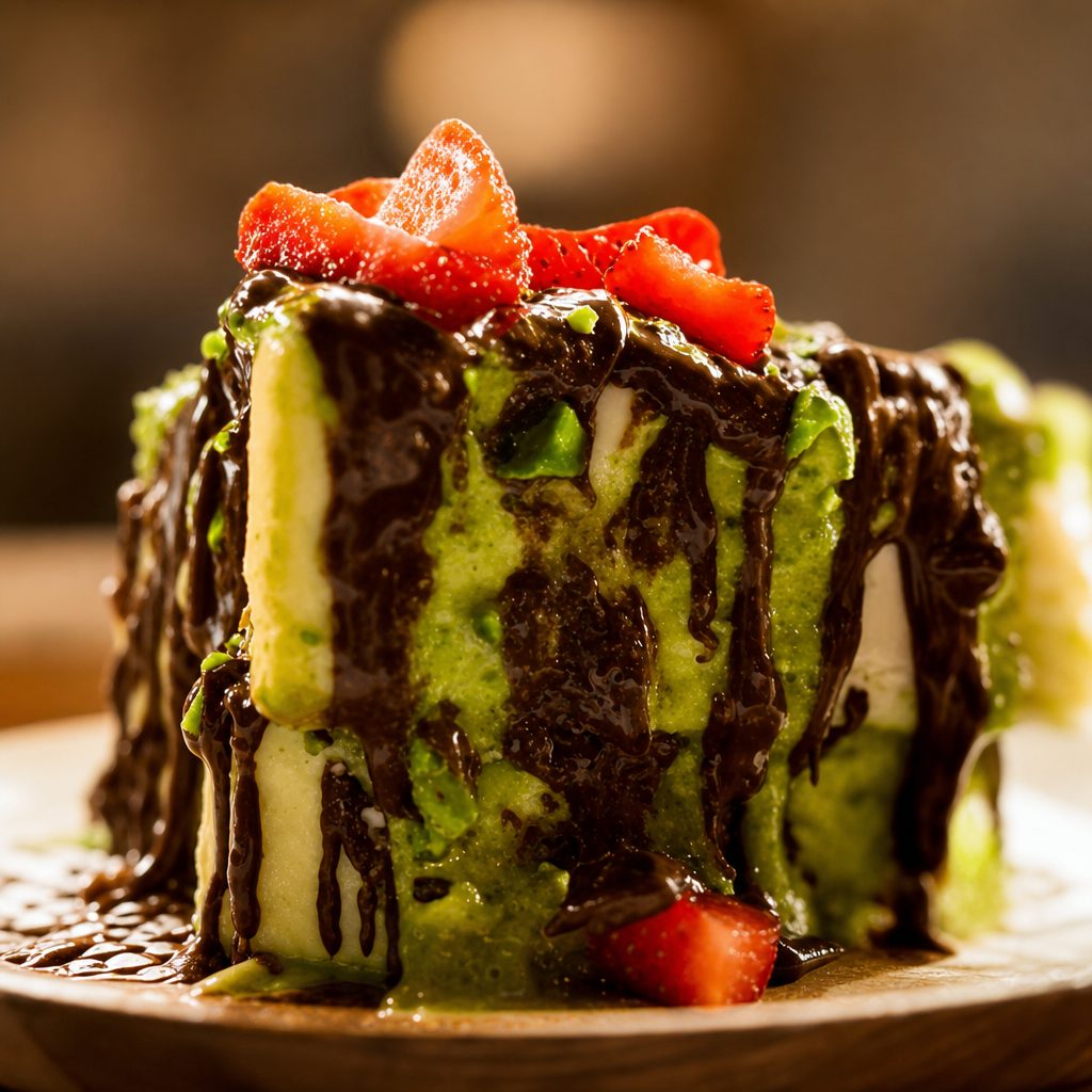 Dubai Chocolate Cheesecake.