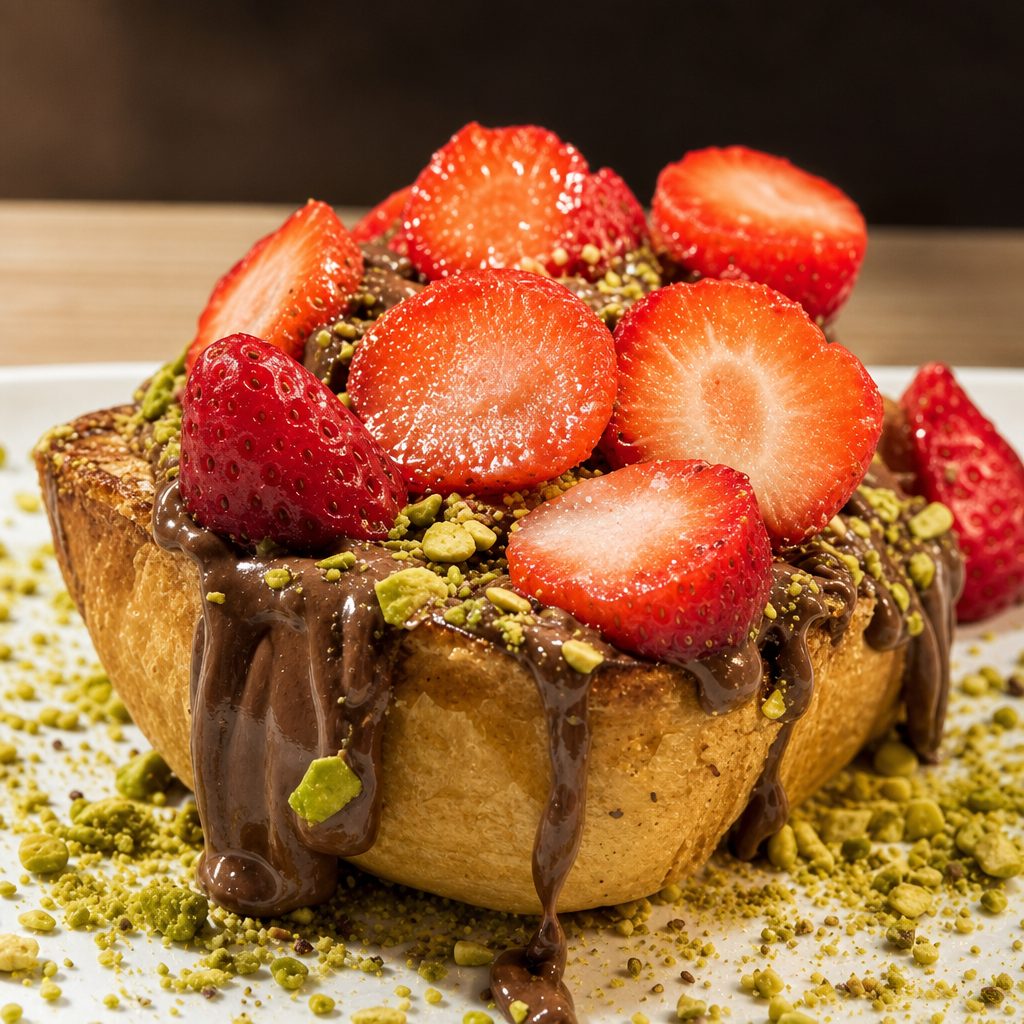 Dubai Chocolate French Toast.