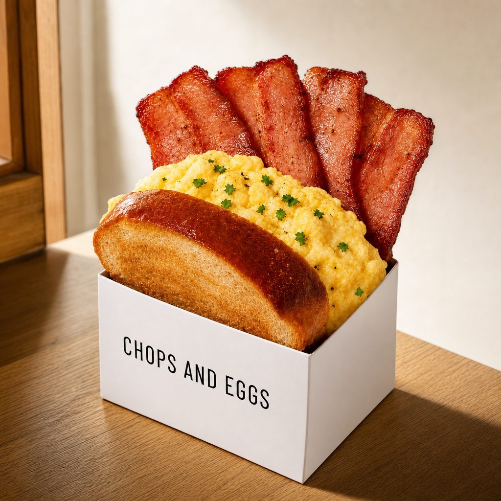 Egg Club sandwich.