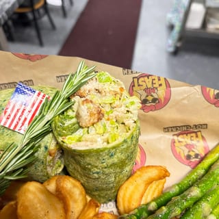 chicken caesar wrap